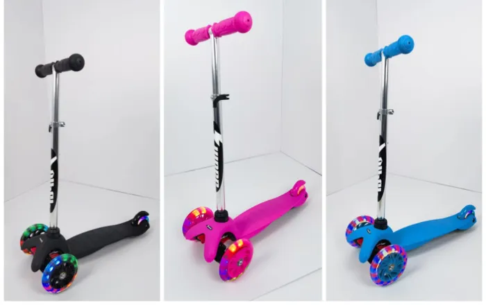 קורקינט 3 גלגלים וויפר כולל אורות