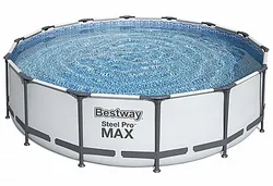 בריכת BESTWAY אולטרה קוטר 427 עומק 122 steel pro max
